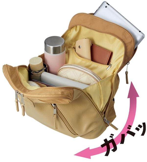 BELLUNA（ベルーナ）の「＜Ｓｏｉｔｔｏ　Ｍｅ＞中身が見やすい３層リュック（リュック）」｜詳細画像