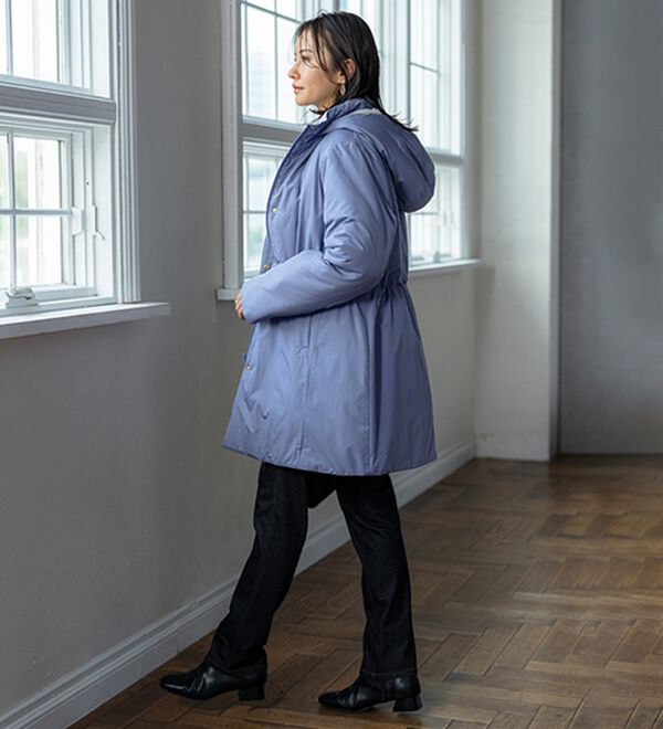 BELLUNA（ベルーナ）の「Ａｉｒｙ　＆Ｗａｒｍ　あったか軽量デザインコート（ロングコート）」｜詳細画像