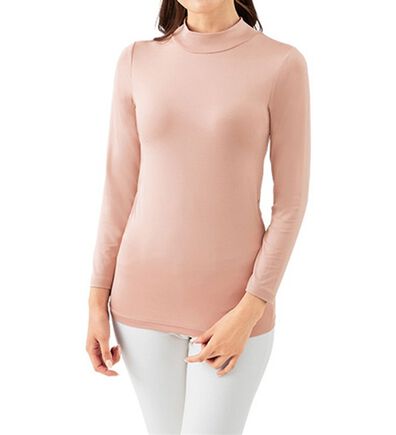 「ニットの不快感にさよならタートルネックインナー（肌着・インナーウェア）」