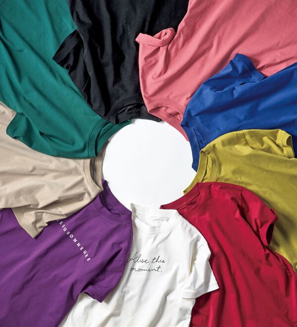 ヒンヤリ！綿100％大人顔サマ見えTシャツ - ベルーナ【公式】