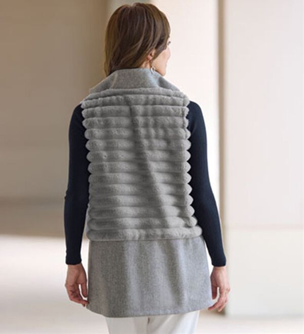 BELLUNA（ベルーナ）の「エコファー切替デザインベスト（ベスト）」｜詳細画像
