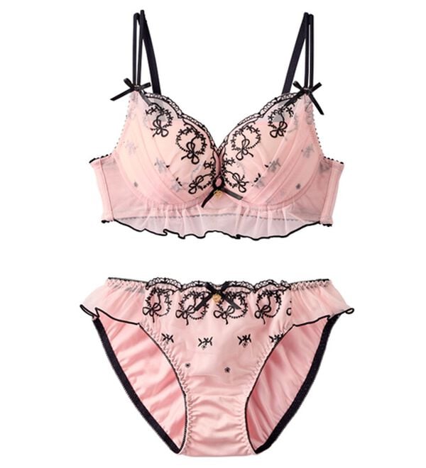 YU'NOW（ユナウ）の「まる胸メイクのちゅるんブラ＆ショーツ（ブラジャー＆ショーツセット）」｜詳細画像