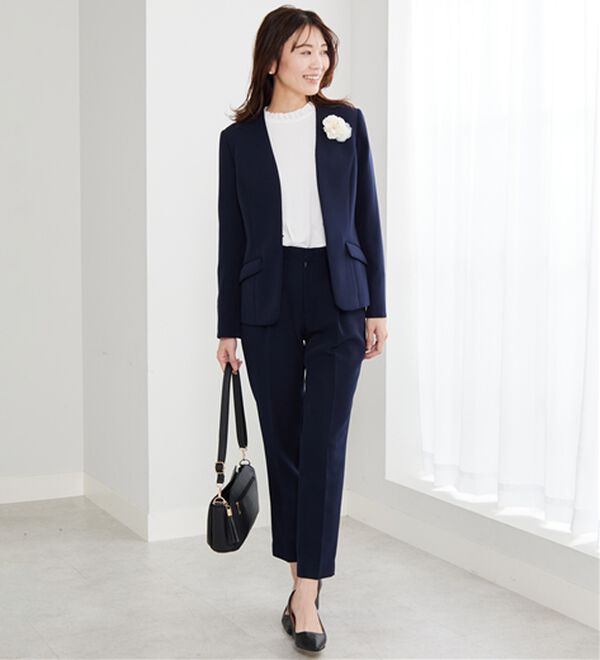 BELLUNA（ベルーナ）の「＜Ｃ／Ｓ＞ノーカラージャケット（ノーカラージャケット）」｜詳細画像