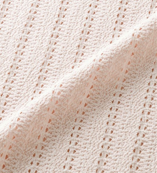 RANAN（ラナン）の「透かし柄メロー配色Ｔシャツ（カットソー）」｜詳細画像