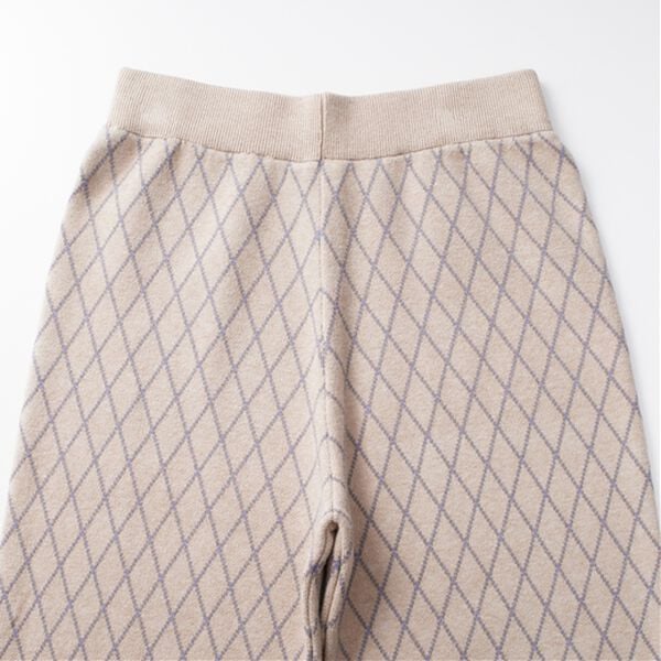 RANAN（ラナン）の「ニットジャカードパンツ（フルレングスパンツ）」｜詳細画像