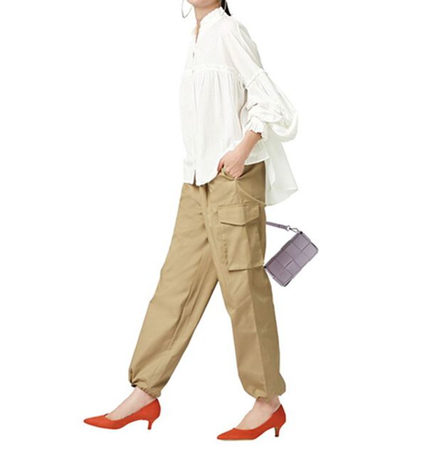 RANAN（ラナン）の「綿100％袖ボリューム刺しゅうブラウス（ブラウス）」｜詳細画像