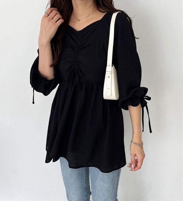 GeeRA（ジーラ）の「２ＷＡＹドロストブラウス（ブラウス）」｜詳細画像