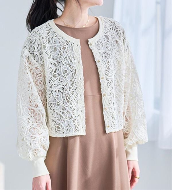 RANAN（ラナン）の「シアーレースカーディガン（その他カーディガン）」｜詳細画像