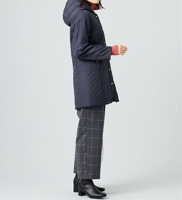 BELLUNA（ベルーナ）の「ウール調ふっくらワイドパンツ（ワイドパンツ・ガウチョ）」｜詳細画像