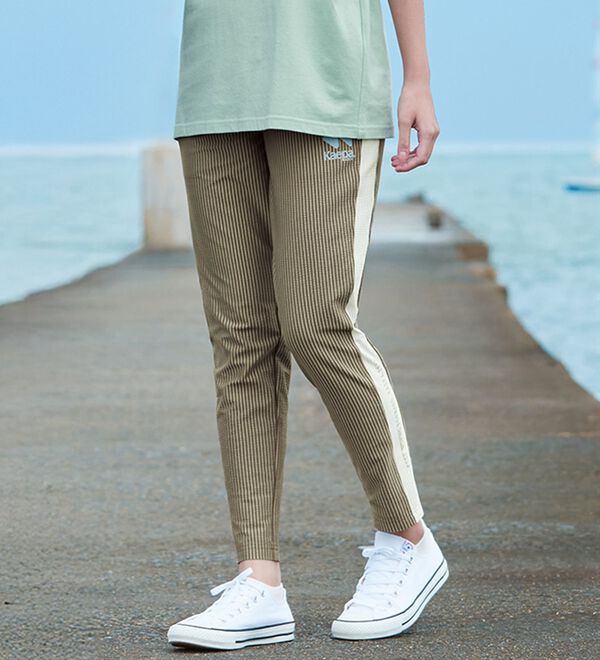 「＜ケイパ＞シアサッカージャージパンツ（メンズフルレングスパンツ）」｜詳細画像