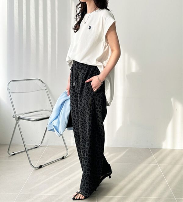 GeeRA（ジーラ）の「さらさら涼感イージーパンツ（フルレングスパンツ）」｜詳細画像