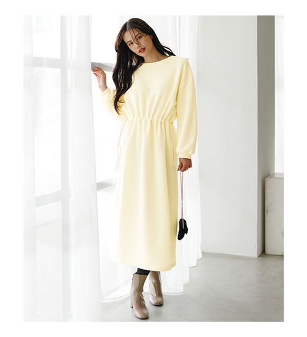 RANAN（ラナン）の「裏起毛！アンチピリング！ドロストワンピース（その他ワンピース）」｜詳細画像