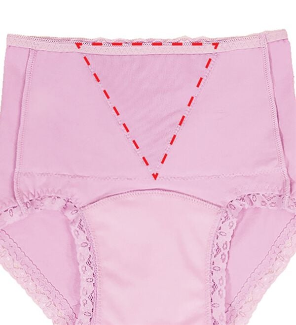 「【３色組】ぽっこりお腹を抑えます！パッド対応ショーツ（ショーツ）」｜詳細画像