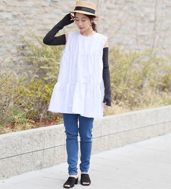 A HAPPY MARILYN（アハッピーマリリン）の「【Ｍ～８Ｌ】【接触冷感・吸水速乾】日差しから守るアームカバー（その他ファッション小物）」｜詳細画像