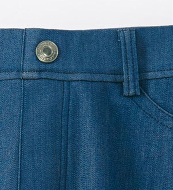 BELLUNA（ベルーナ）の「涼やか裏メッシュストレートパンツ（フルレングスパンツ）」｜詳細画像