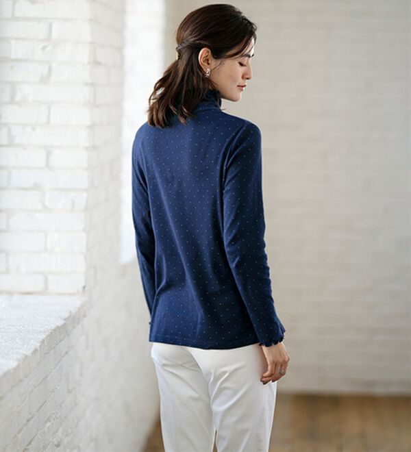 ルフラン（ルフラン）の「【ＫＭＫ】吸湿発熱コットンガーゼプルオーバー（カットソー）」｜詳細画像