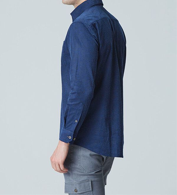 「綿１００％ソフトコーデュロイシャツ（メンズシャツ）」｜詳細画像