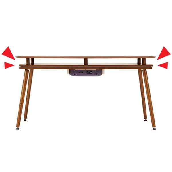 「ソファ前こたつ　布団セット（こたつテーブル＆掛布団）（こたつテーブル）」｜詳細画像