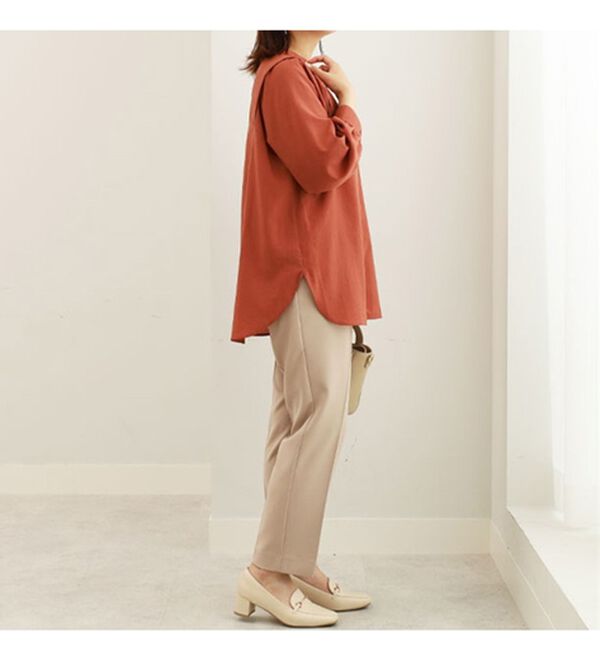 BELLUNA（ベルーナ）の「ビンテージ素材肩タックブラウス（ブラウス）」｜詳細画像