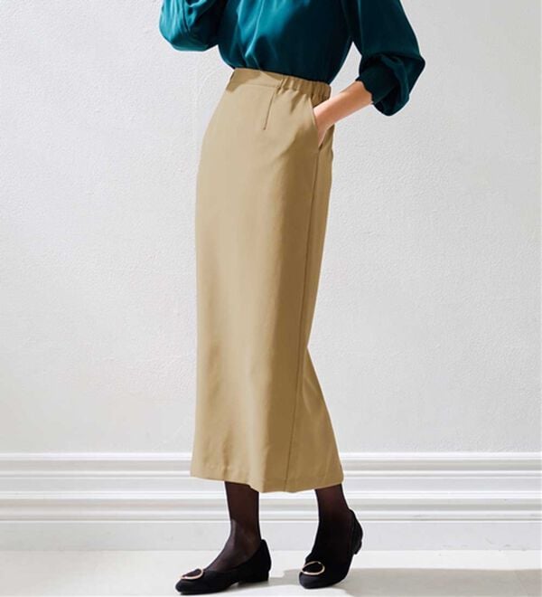 RANAN（ラナン）の「美ラインタイトスカート（ロングスカート）」｜詳細画像