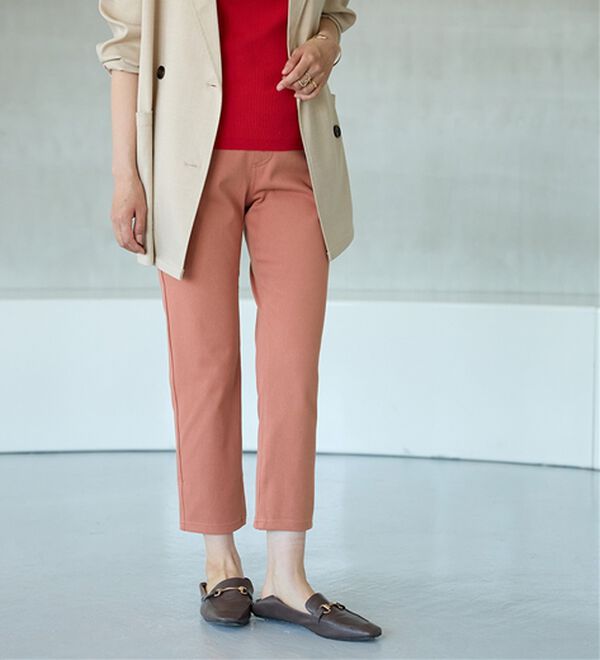 BELLUNA（ベルーナ）の「【再入荷】美ストレッチ素材アンクル丈レギンスパンツ（クロップドパンツ）」｜詳細画像