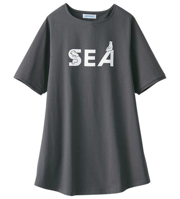 BELLUNA（ベルーナ）の「＜ＳＥＡ　ＢＲＥＥＺＥ＞ひんやり冷感！プリントチュニック（チュニック）」｜詳細画像