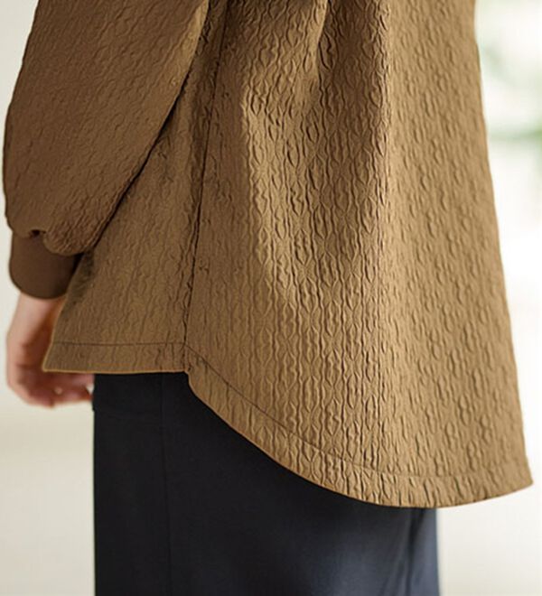 BELLUNA（ベルーナ）の「ふくれジャカードブルゾン（ブルゾン）」｜詳細画像