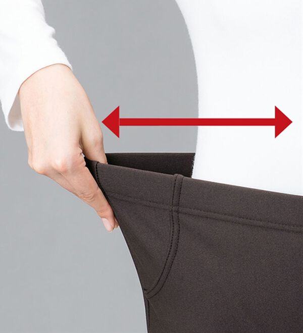 ルフラン（ルフラン）の「【４本組】日本製汚れもはじく。ハイテンションパンツ（フルレングスパンツ）」｜詳細画像