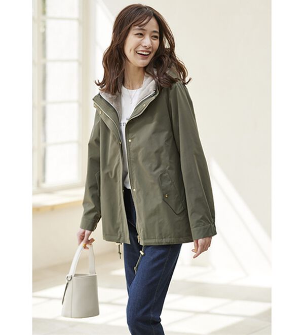 BELLUNA（ベルーナ）の「２枚組！秋冬に使える万能アウター（ハーフコート）」｜詳細画像