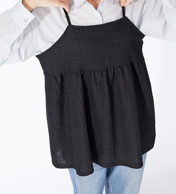 BELLUNA（ベルーナ）の「ジャカード素材ペプラムビスチェ（タンクトップ・キャミソール）」｜詳細画像