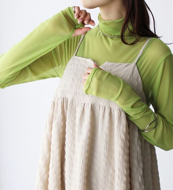 GeeRA（ジーラ）の「指穴開きシアートップス（カットソー）」｜詳細画像