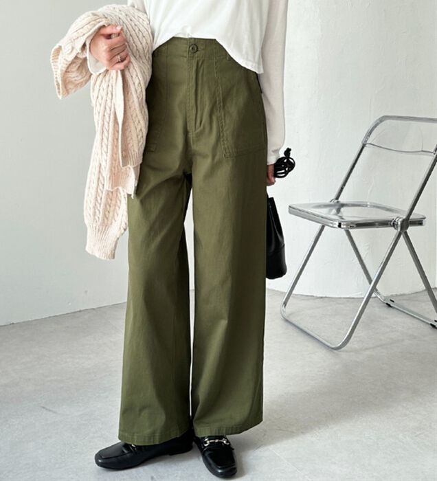 極美品♡激かわ♡ マスターアンドコー ベルト付き切替ベイカー