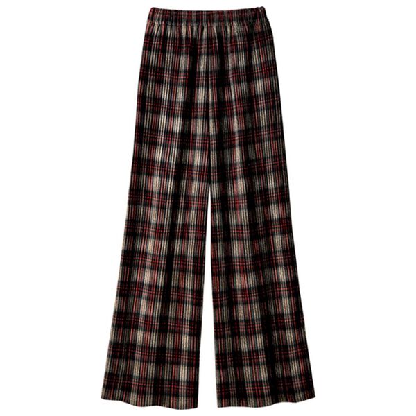 ルフラン（ルフラン）の「【２本組】程よいワイド感のプリーツパンツ（ワイドパンツ・ガウチョ）」｜詳細画像