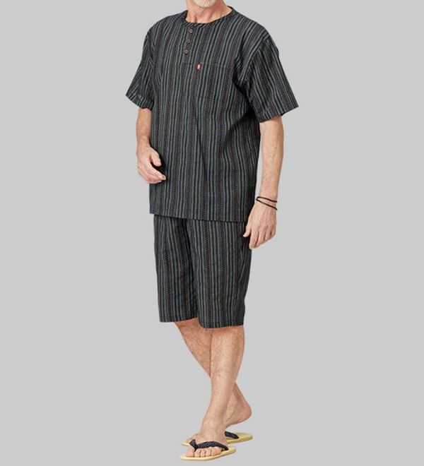 「＜エドウイン＞楽々しじら甚平（メンズルームウェア）」｜詳細画像