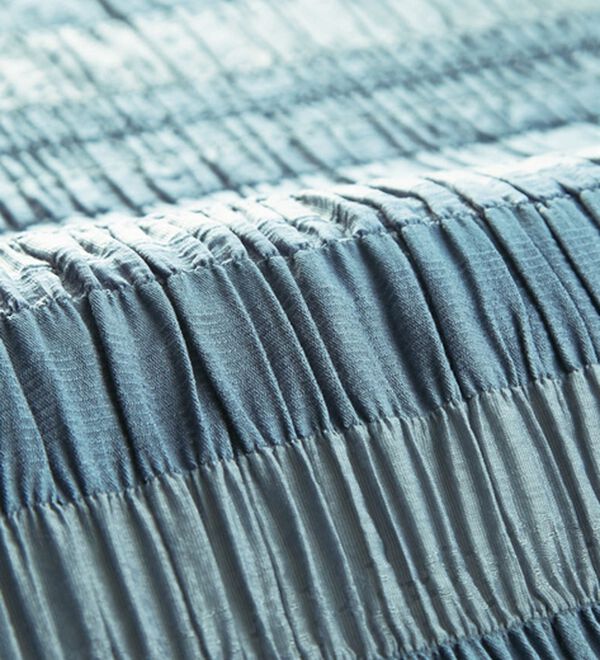 BELLUNA（ベルーナ）の「＜サッと羽織れて旅行に嬉しい！＞シャーリングボーダー素材アンサンブル（その他ジャケット）」｜詳細画像