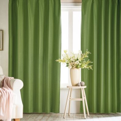 「１００サイズ防音・断熱・保温１級遮光・形状記憶付カーテン（ドレープカーテン）」