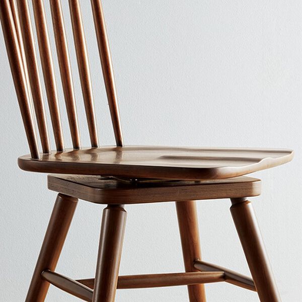 「天然木ウィンザー調デザインチェア２脚組（椅子・チェア・スツール）」｜詳細画像