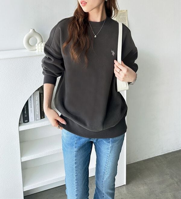 GeeRA（ジーラ）の「【U.S. POLO ASSN.】表ピーチ裏起毛スウェット（トレーナー・スウェット）」｜詳細画像