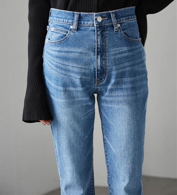 RANAN（ラナン）の「ストレッチフレアデニム（フルレングスパンツ）」｜詳細画像