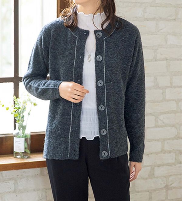 ルフラン（ルフラン）の「【３色組】毎日着たい！あったかニットカーディガン（その他ジャケット）」｜詳細画像