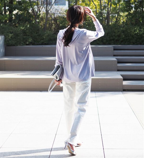 BELLUNA（ベルーナ）の「ヒンヤリ＆ＵＶ対策軽量パーカー（その他ジャケット）」｜詳細画像