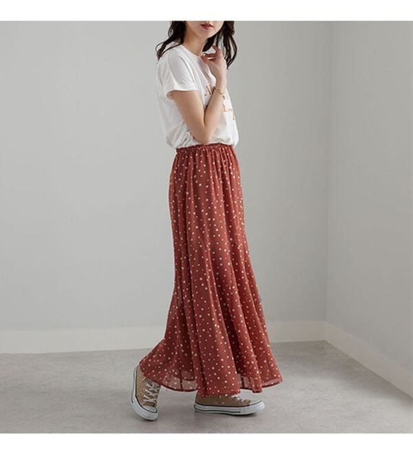 GeeRA（ジーラ）の「切替フレアーロングスカート（ロングスカート）」｜詳細画像