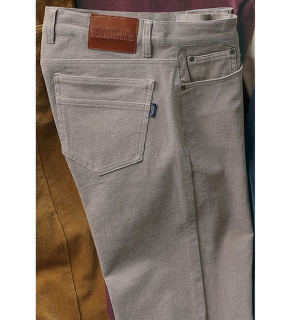 「まるごとのびのびコーデュロイパンツ（メンズフルレングスパンツ）」｜グレー