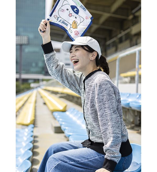 BELLUNA（ベルーナ）の「ツイード見えカーディガン（その他カーディガン）」｜詳細画像