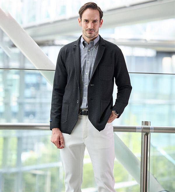 「＜コムルヴァン・オム＞軽さを愉しむ洗練テーラード（メンズジャケット）」｜詳細画像