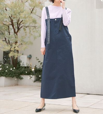 RANAN（ラナン）の「ワークデザインジャンパースカート（ジャンパースカート）」