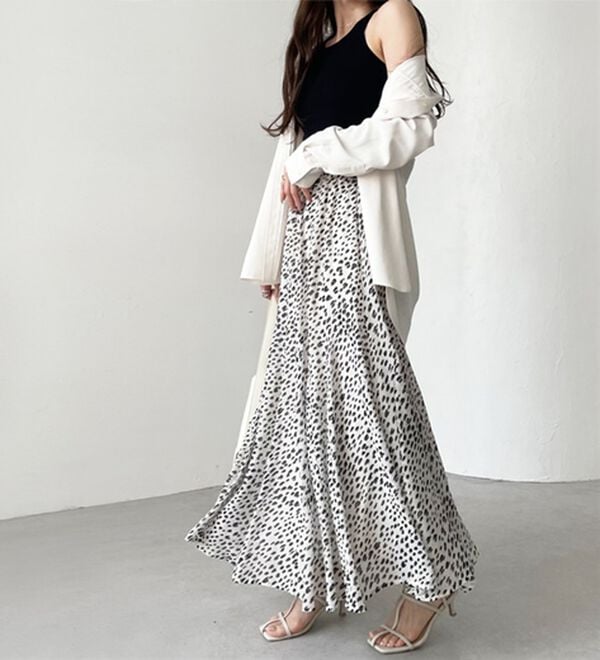 GeeRA（ジーラ）の「切替フレアーロングスカート（ロングスカート）」｜詳細画像