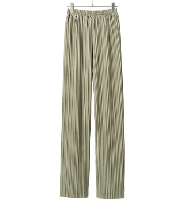 ルフラン（ルフラン）の「【３本組】レギンスより「ほっそり見せ」プリーツパンツ（フルレングスパンツ）」｜詳細画像