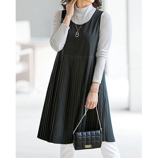 BELLUNA（ベルーナ）の「プリーツ使いワンピースアンサンブル（アンサンブル）」｜詳細画像