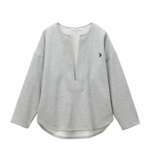 GeeRA（ジーラ）の「【Ｕ．Ｓ．ＰＯＬＯ　ＡＳＳＮ】深Ｖネックプルオーバー（トレーナー・スウェット）」｜詳細画像